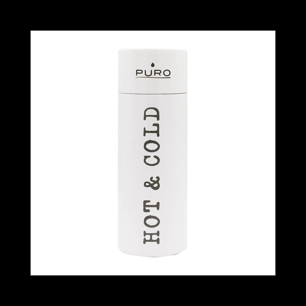 Butelcă termică din oțel inoxidabil Puro Hot&Cold 500ml (Alb) - 2