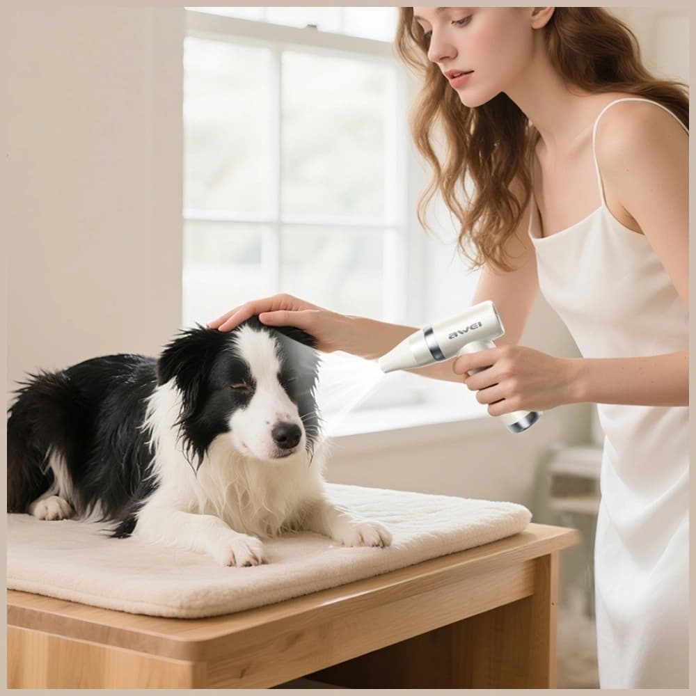 Wielofunkcyjny wiatrak AWEI F40 3w1 3300mAh biały - 8