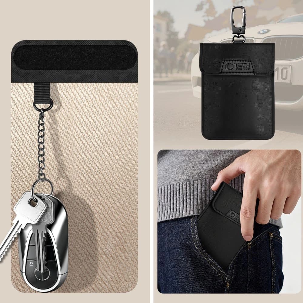 Tech-Protect KLR400 Pouch Keyless RFID Signal Blocker Case Black - 8