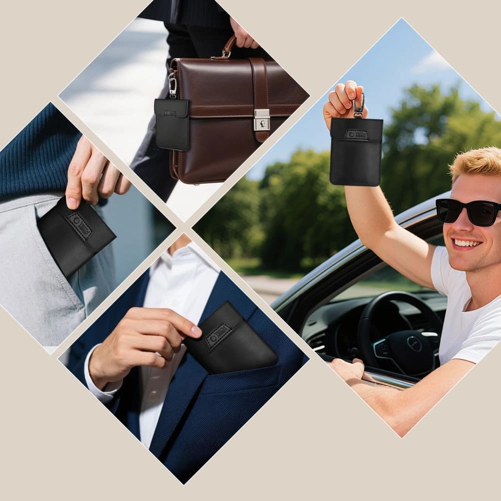 Tech-Protect KLR400 Pouch Keyless RFID Signal Blocker Case Black - 9