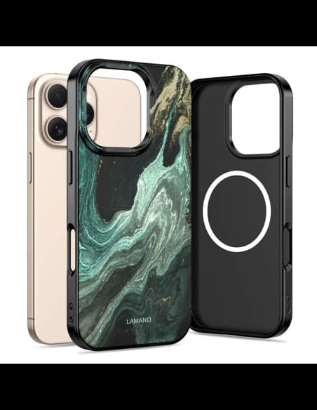 Tech-Protect Lamano MagSafe Apple iPhone 16 Pro Verde Aura