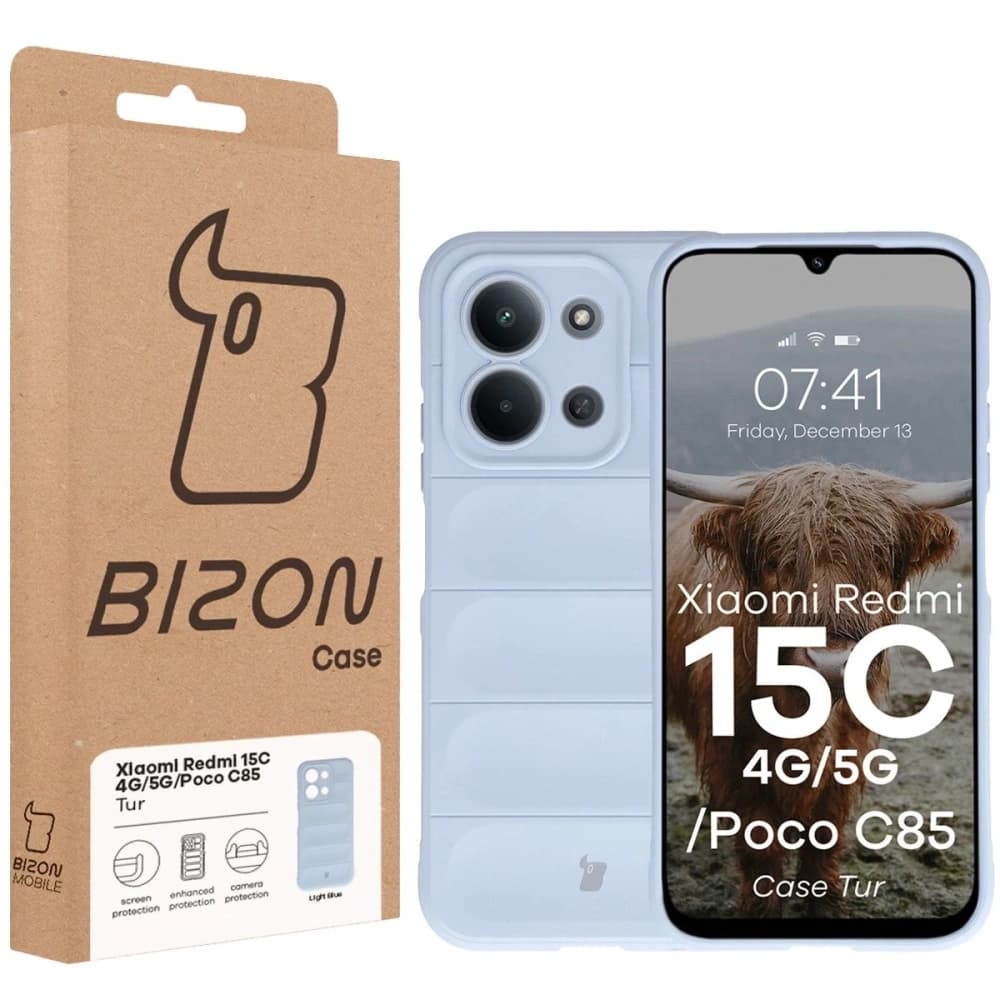 Bizon Case Tur Xiaomi Redmi 15C 4G / 5G / POCO C85 4G hellblau - 8