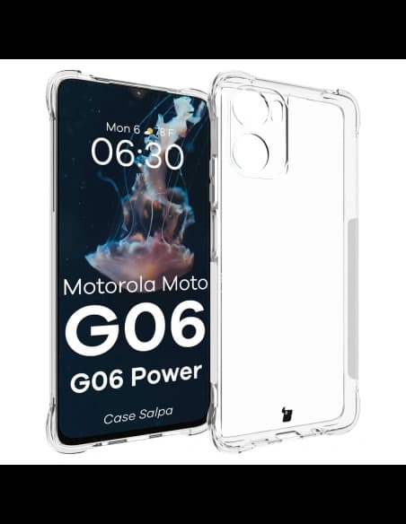 Bizon Case Salpa Motorola Moto G06 4G / G06 Power 4G clear