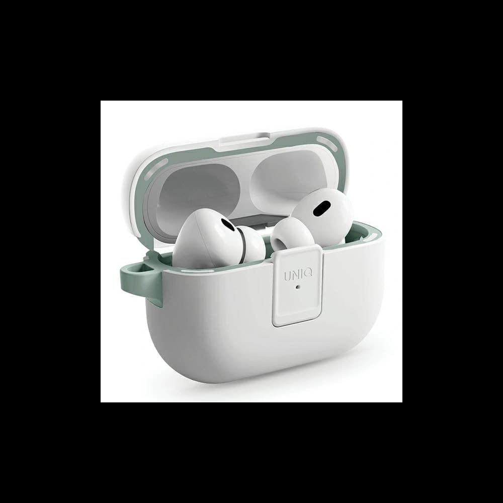 UNIQ Clyde Lock Case Apple AirPods Pro 2 gri cretă-albastru marin - 3