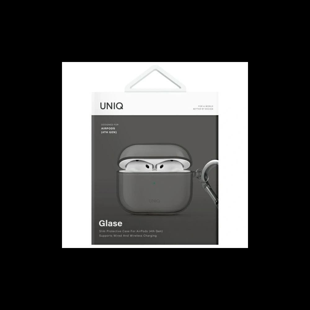 UNIQ Glase Apple AirPods 4 fényes füstös - 2