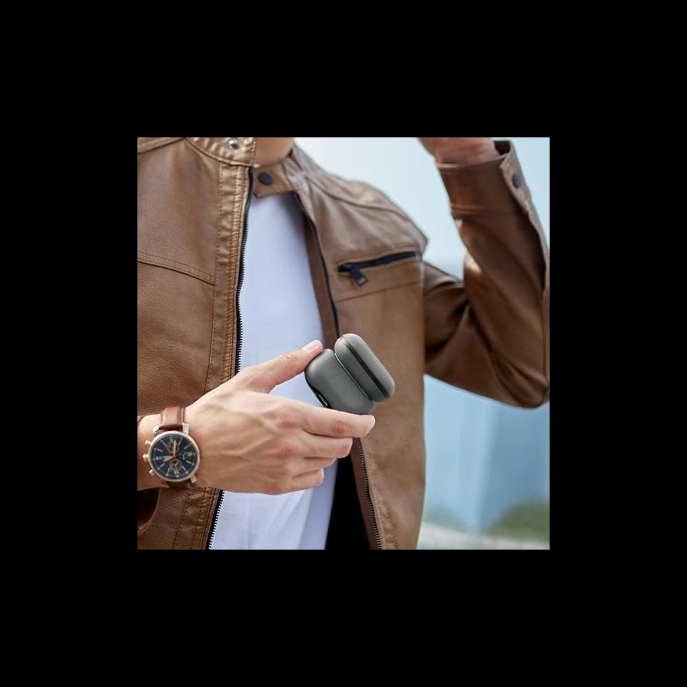 UNIQ Lyden DS Apple AirPods Pro 2 gen gri închis-negru - 4