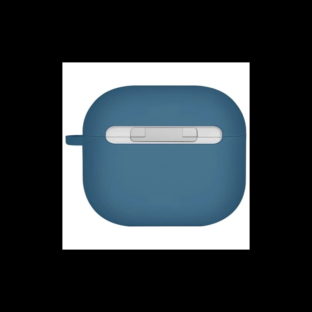 UNIQ Nexo Apple AirPods 4 + Fülhallgató kampók szilikon óceánkék - 2