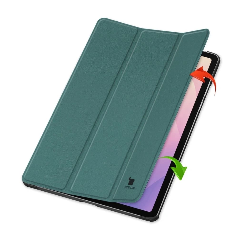 Bizon Case Tab Croc Samsung Galaxy Tab S11 Ultra sötétzöld - 6