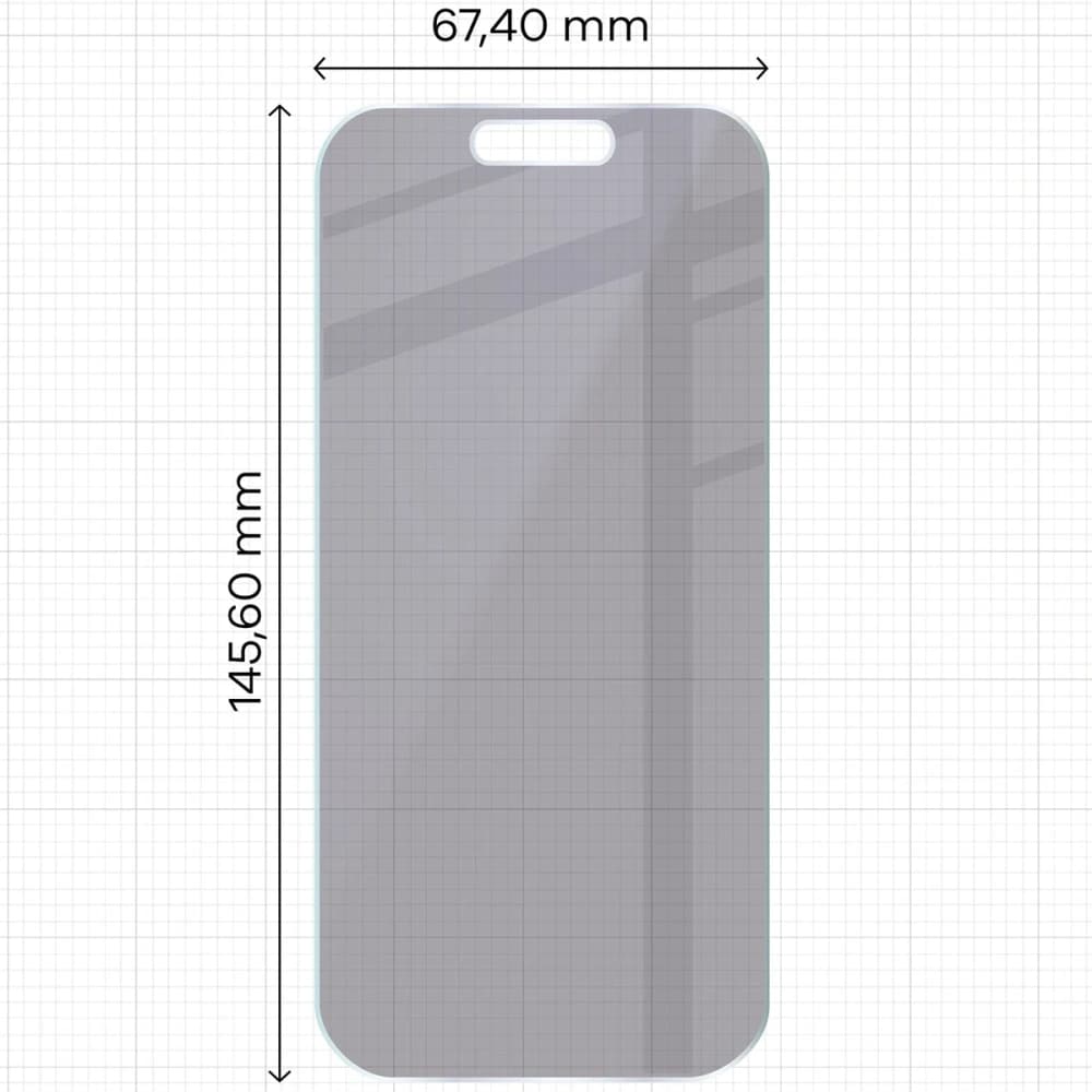 Bizon Glass Mule Shadow Apple iPhone 17 Pro matte - 2