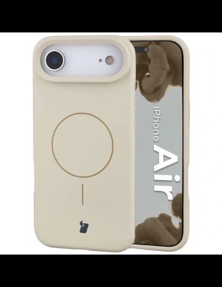 Bizon Soft Case Magnetic Apple iPhone Air écru