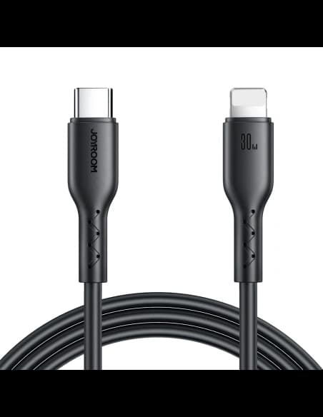 Joyroom Flash-Charge Sorozat SA26-CL3 USB-C / Lightning 30W 1m fekete
