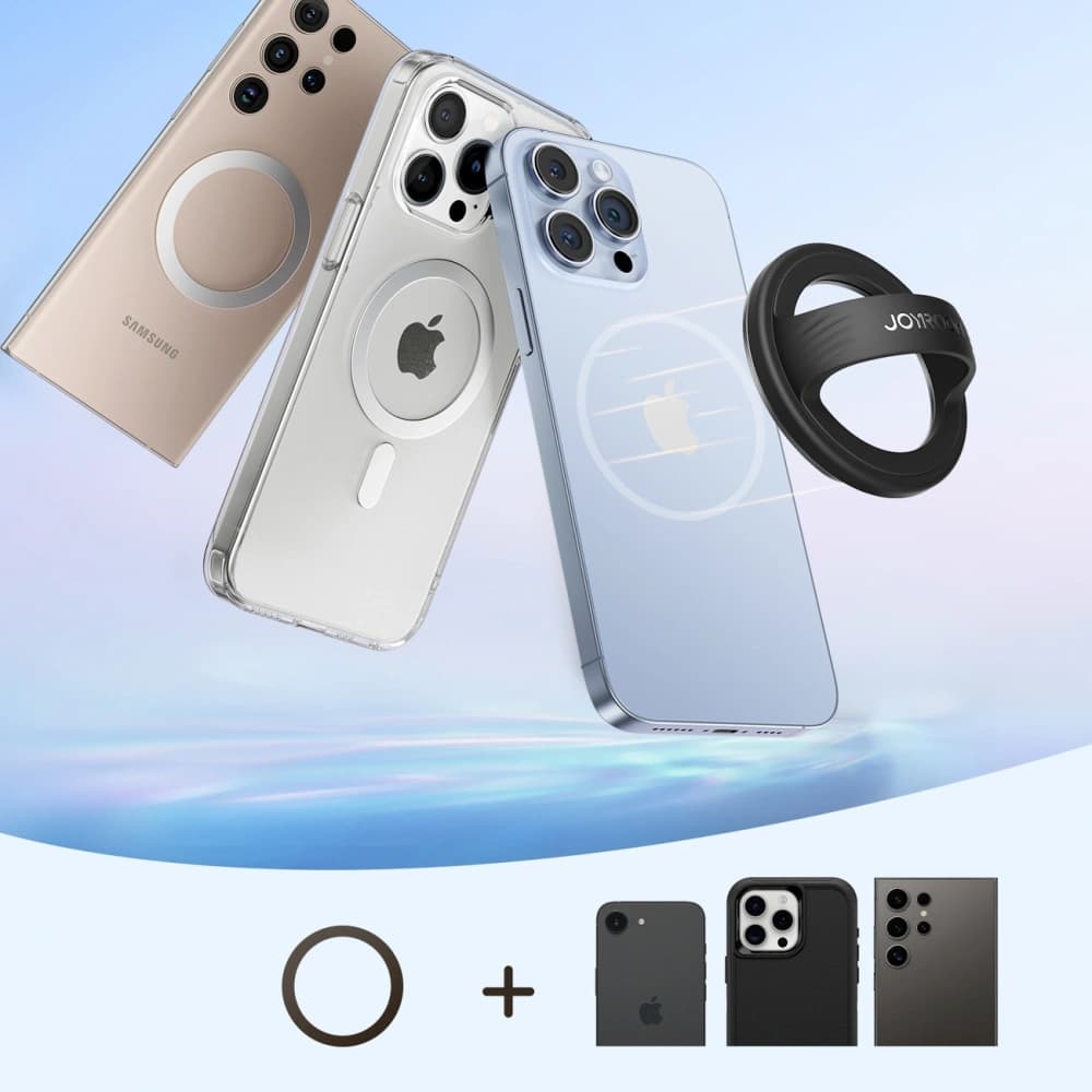 Joyroom JR-ZS500 mágneses gyűrű az ujjakra, MagSafe kompatibilis, fekete - 4