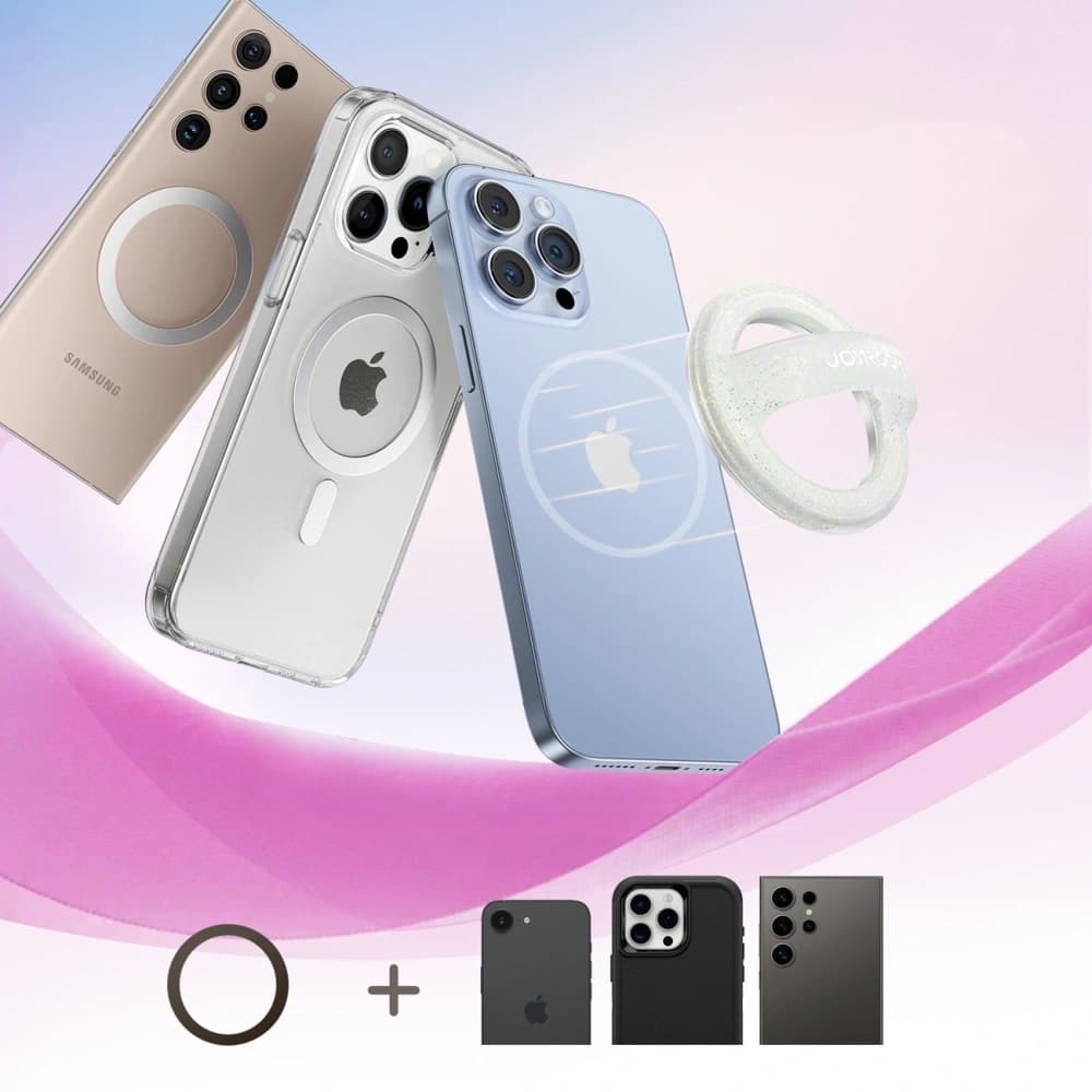 Joyroom JR-ZS500 mágneses gyűrű az ujjakhoz, MagSafe kompatibilis, fehér - 6