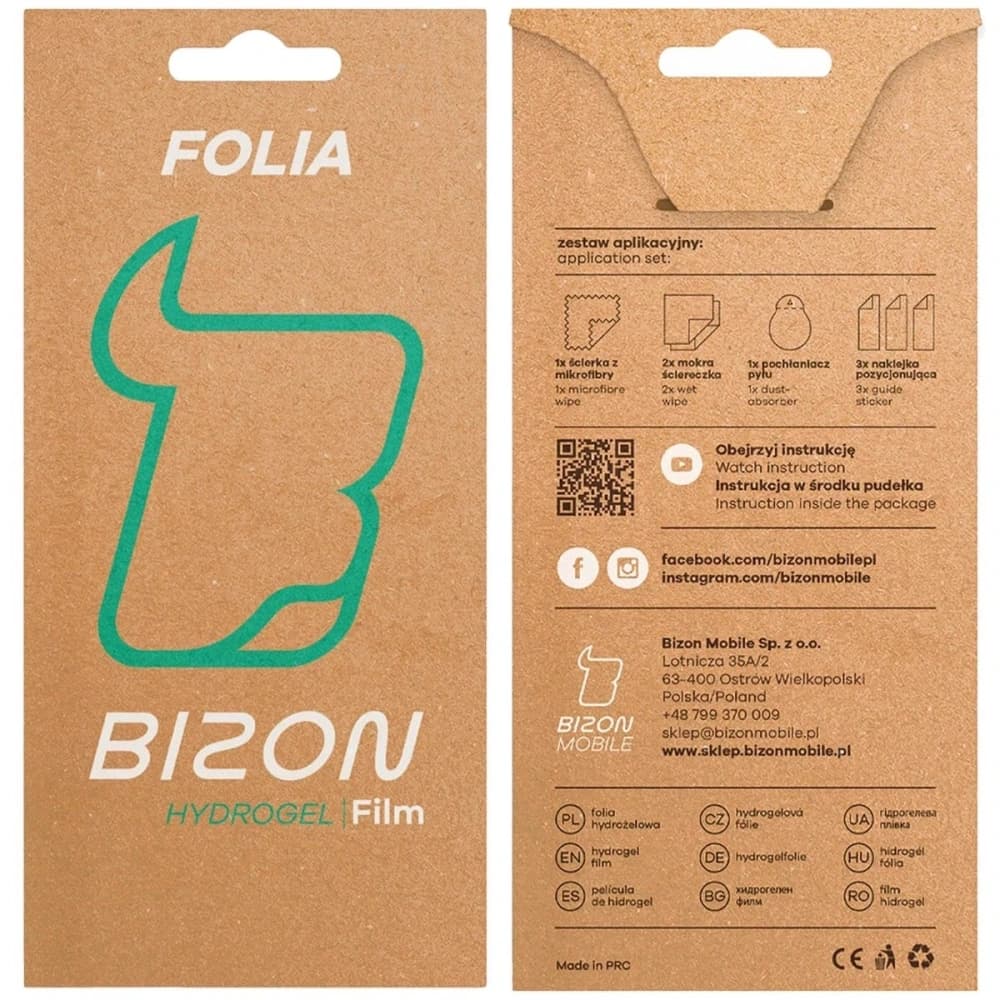 Bizon Glass Hydrogel Față Motorola Edge 70 - 6