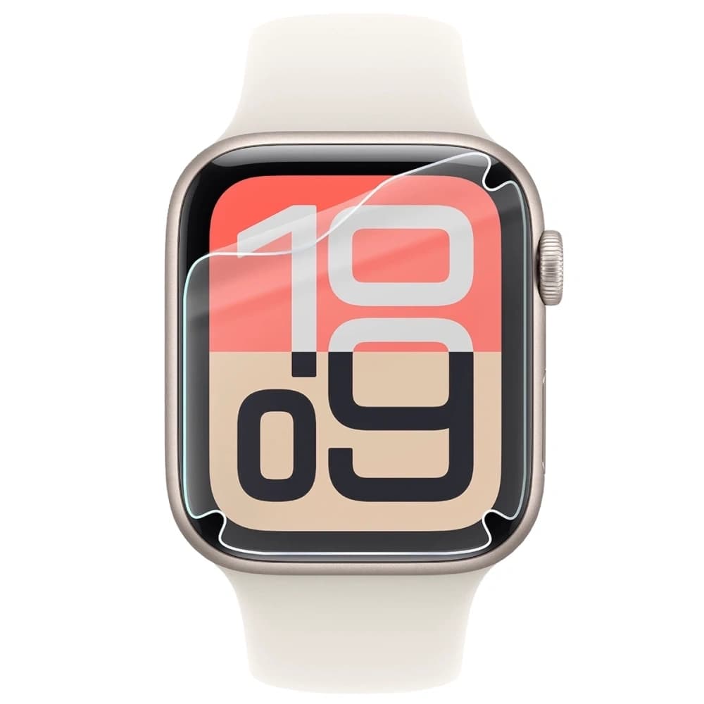 Bizon skleněná ochranná fólie Hydrogel pro Apple Watch SE 3 / SE 2 / SE / 6 / 5 / 4 44mm - 2