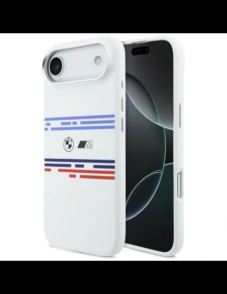 BMW M Silicon Horizontal Line MagSafe Apple iPhone Air white