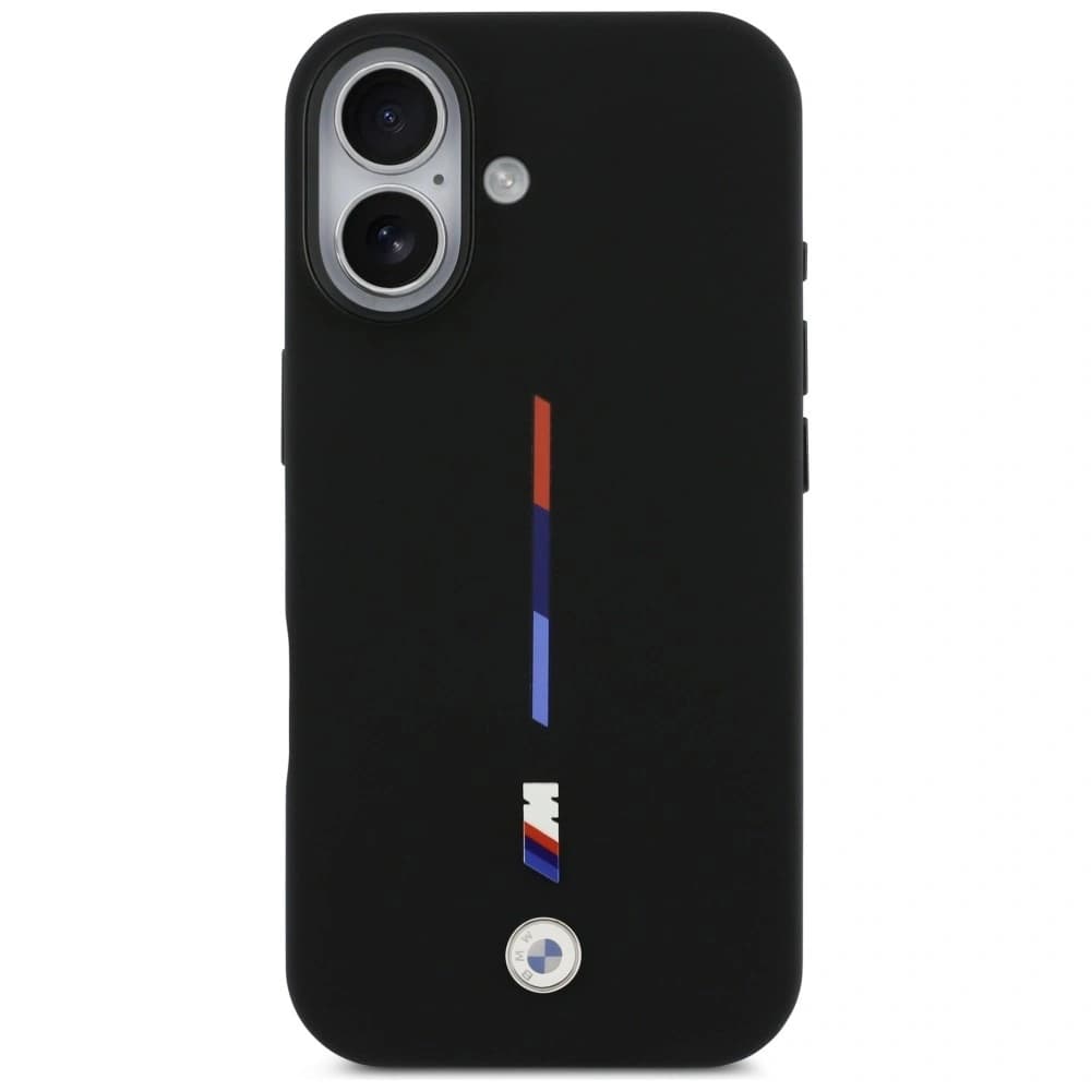BMW M Silicon Tricolor Line MagSafe pentru Apple iPhone 17 negru - 3