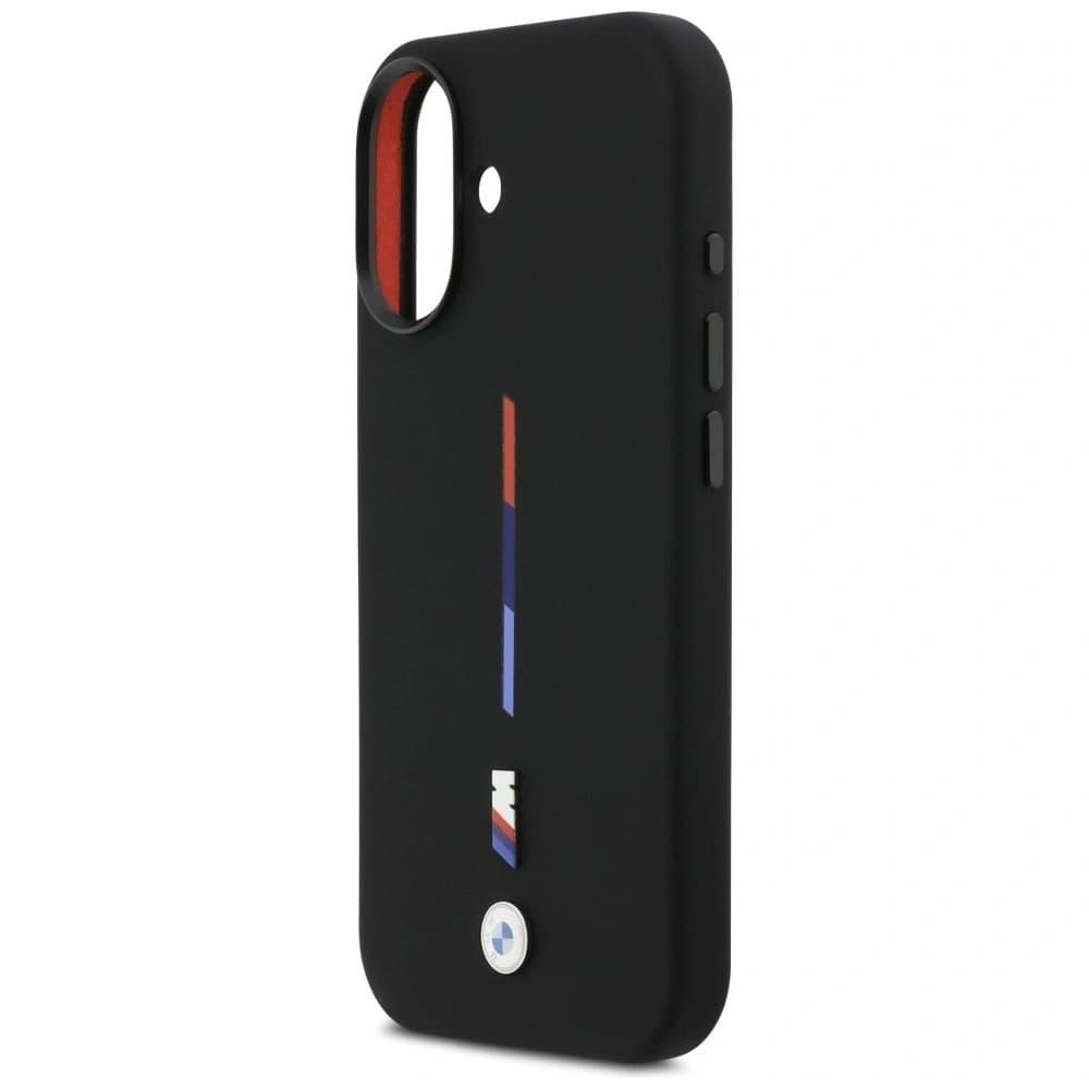 BMW M Silicon Tricolor Line MagSafe pentru Apple iPhone 17 negru - 6