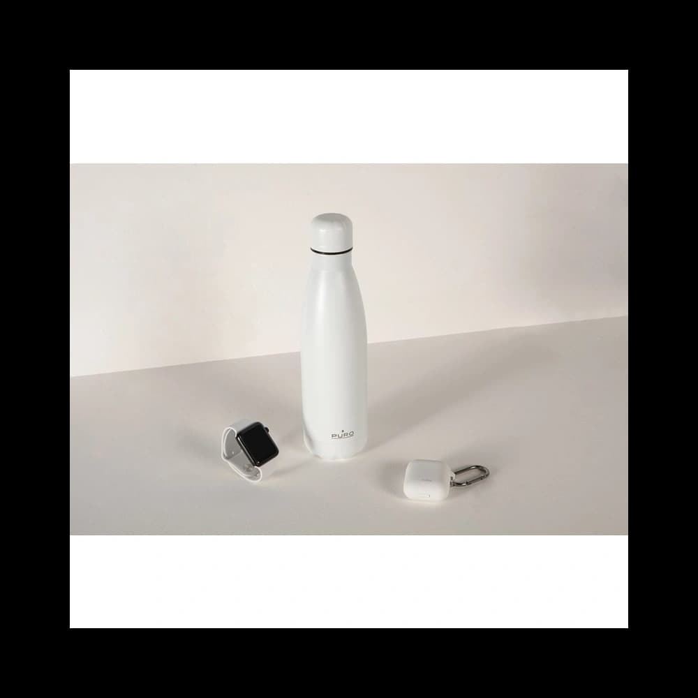 Termo láhev z nerezové oceli PURO ICON 500ml (Bílá) (Práškový nástřik) - 4
