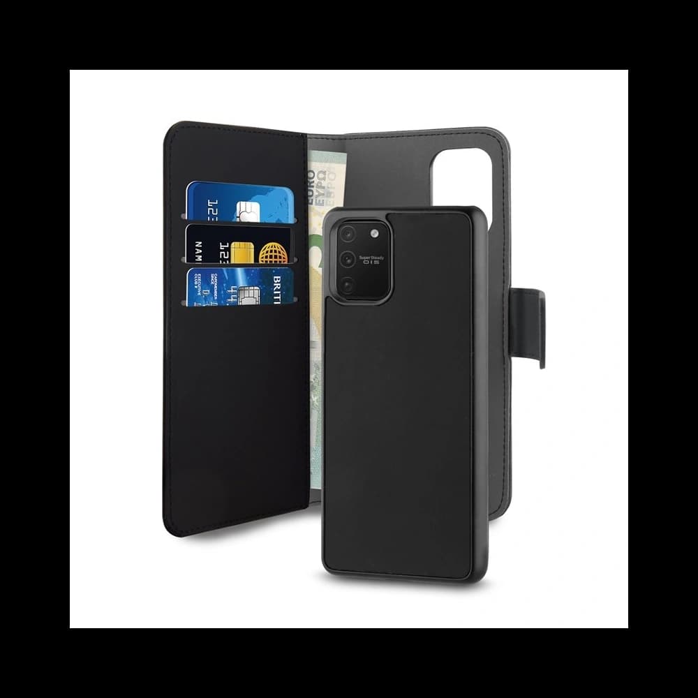 PURO Wallet Detachable 2in1 Samsung Galaxy S10 Lite (black)