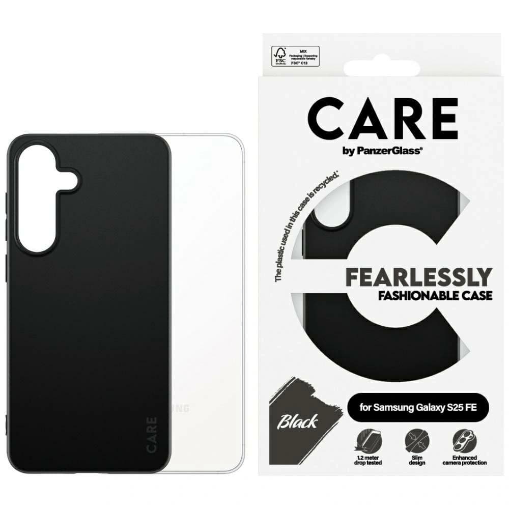 CARE de la PanzerGlass Fashion Samsung Galaxy S25 FE negru