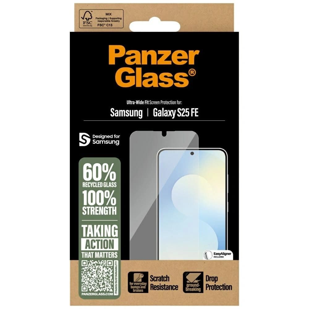 PanzerGlass Ultra-Wide Fit Samsung Galaxy S25 FE - 4