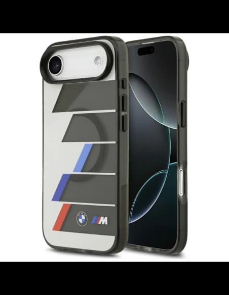 BMW M IML Metal Buttons Tricolor Lines MagSafe Apple iPhone Air anthracite