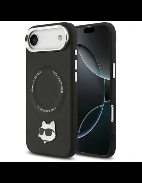 Karl Lagerfeld Choupette Pin MagSafe Apple iPhone Air black
