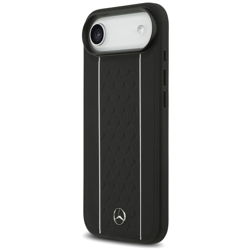 Mercedes Piele Model Stea Dungi MagSafe Apple iPhone Air negru - 2