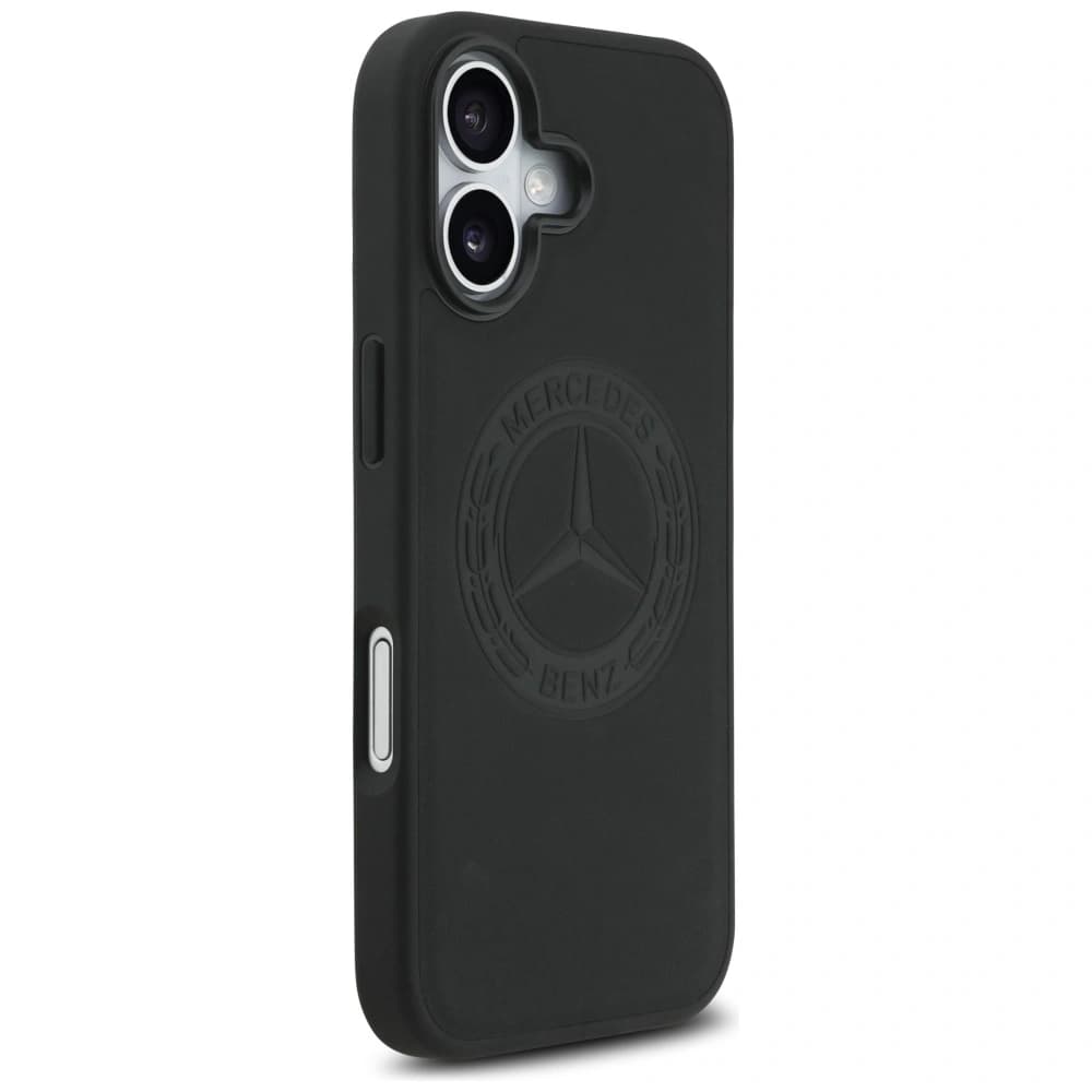 Mercedes Leather Vintage Logo MagSafe Apple iPhone 17 black - 4
