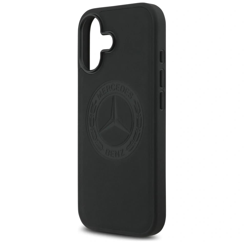 Mercedes Leather Vintage Logo MagSafe Apple iPhone 17 black - 6