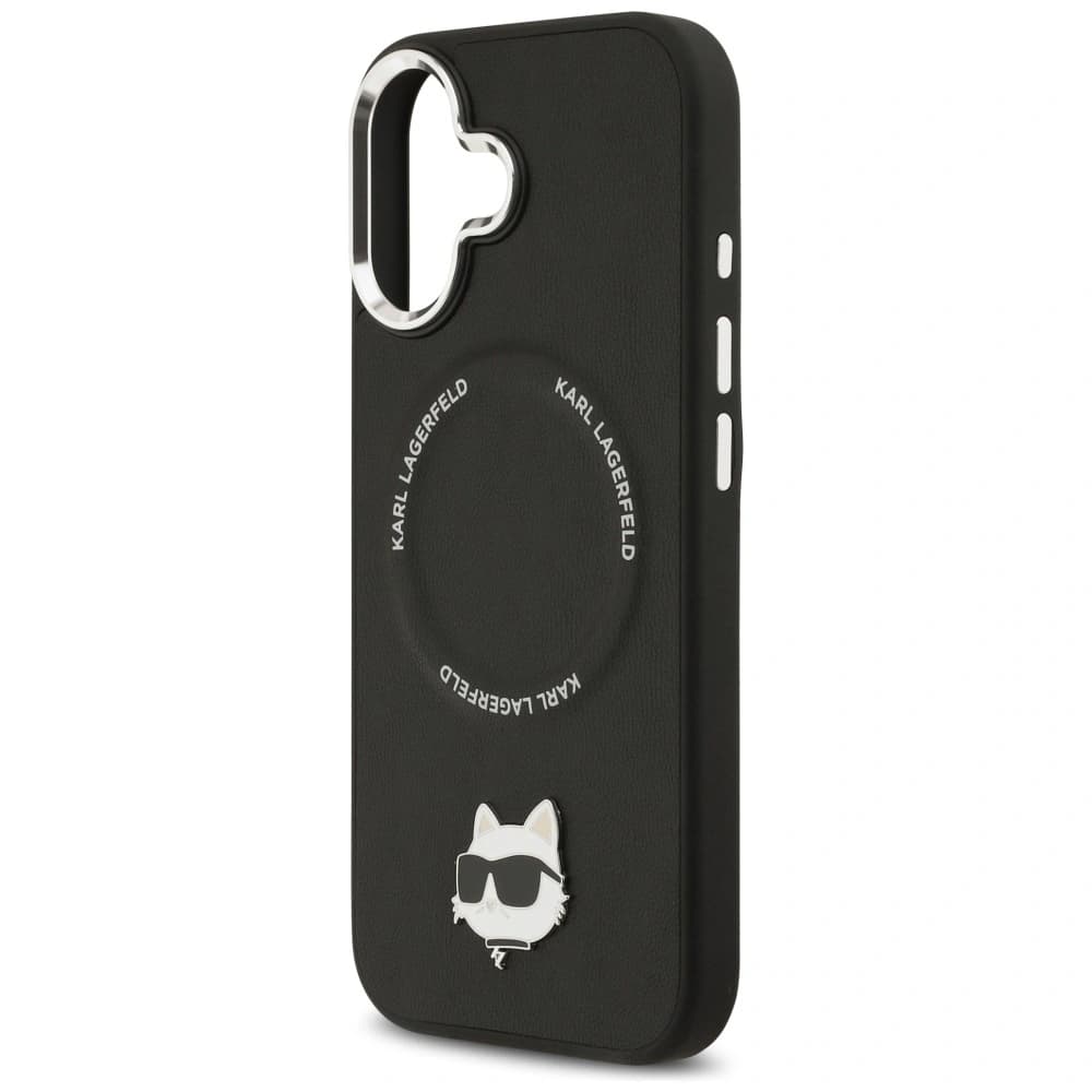 Karl Lagerfeld Choupette Pin MagSafe Apple iPhone 17 negru - 6