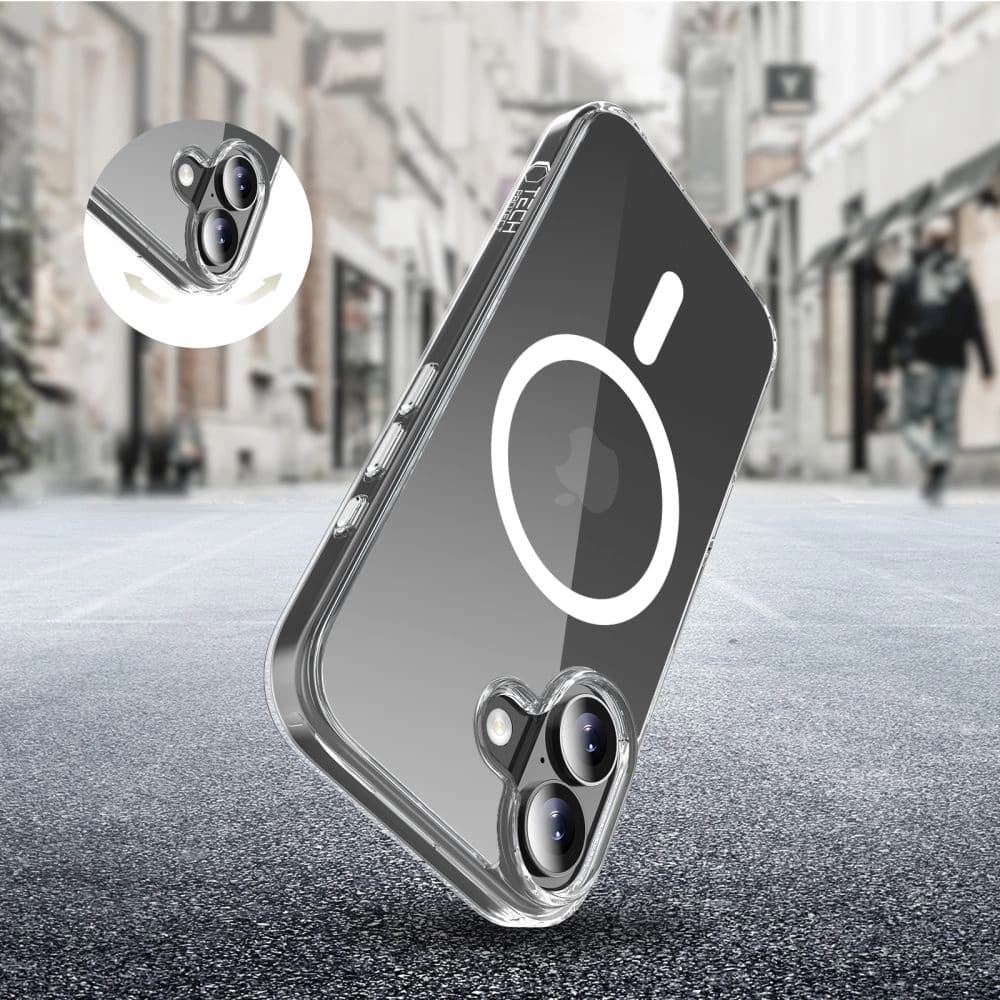 Tech-Protect Flexair Hybrid CC MagSafe Apple iPhone 17 Transparent - 5