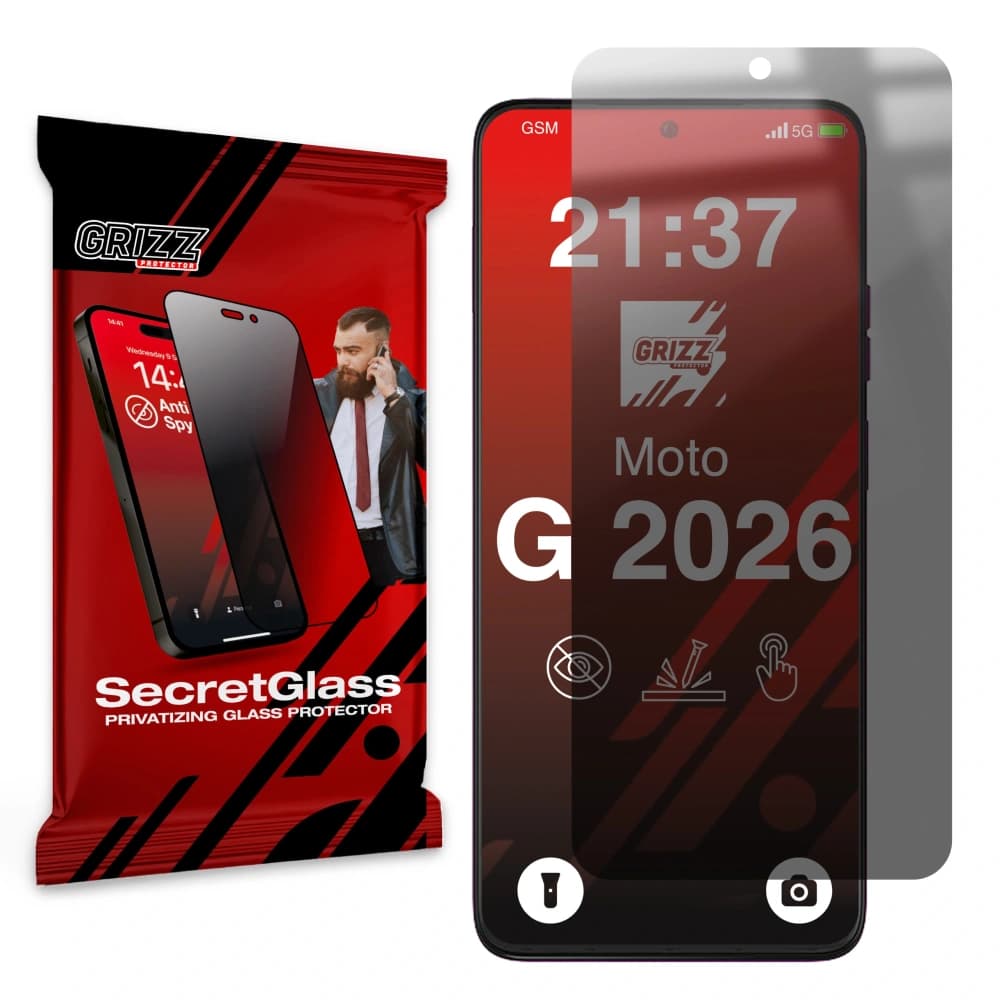 GrizzGlass Matte SecretGlass Motorola Moto G (2026)