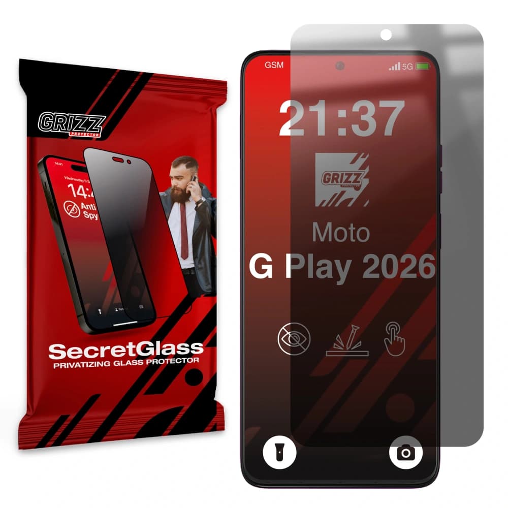 GrizzGlass Matte SecretGlass Motorola Moto G Play (2026)