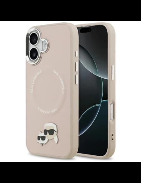 Karl Lagerfeld Karl & Choupette Pins MagSafe Apple iPhone 17 roz roz.