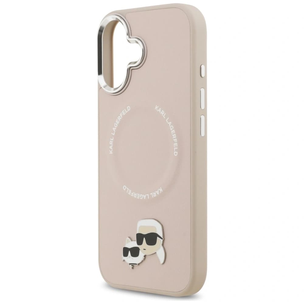 Karl Lagerfeld Karl & Choupette Pins MagSafe Apple iPhone 17 roz roz. - 6