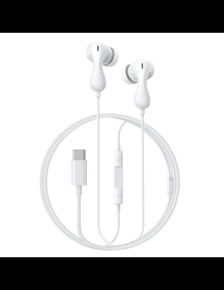 Słuchawki dokanałowe Baseus Encok CZ20 USB-C białe