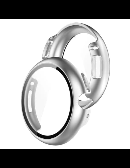 Bizon Case+Glass Watch Google Pixel Watch 4 41mm matte silver