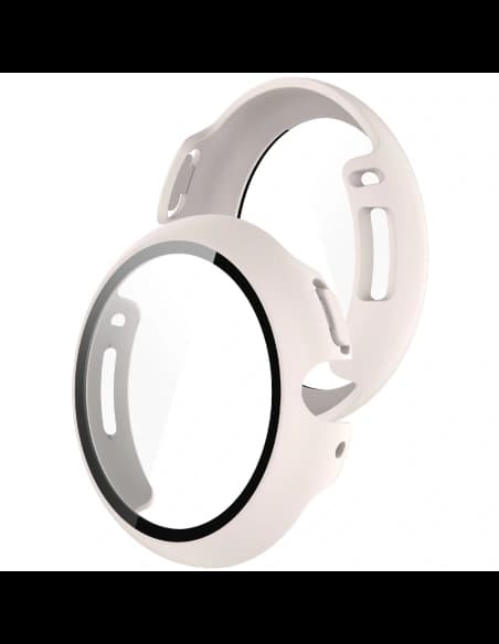 Bizon Case+Glass Watch Google Pixel Watch 4 45mm matowe beige