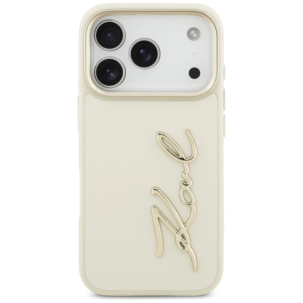 Karl Lagerfeld Karl Script Logo Apple iPhone 17 Pro bej - 3