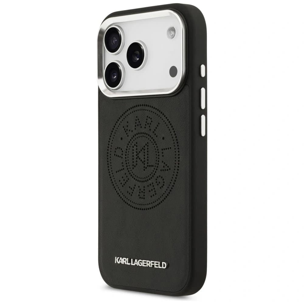 Karl Lagerfeld Point & Metal Logo MagSafe Apple iPhone 17 Pro Max černá - 2