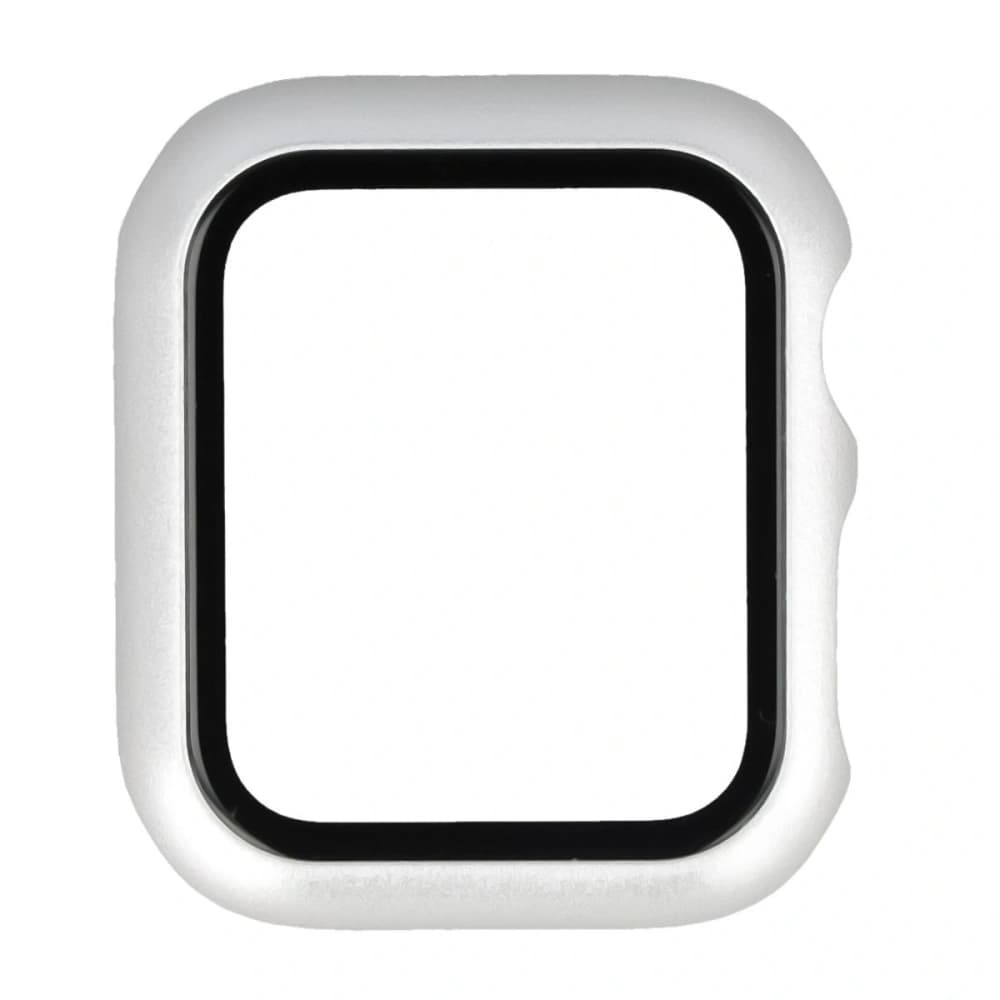 Bizon Case+Glass Watch Apple Watch SE 3 / SE 2 / SE / 6 / 5 / 4 40mm matte silver - 8