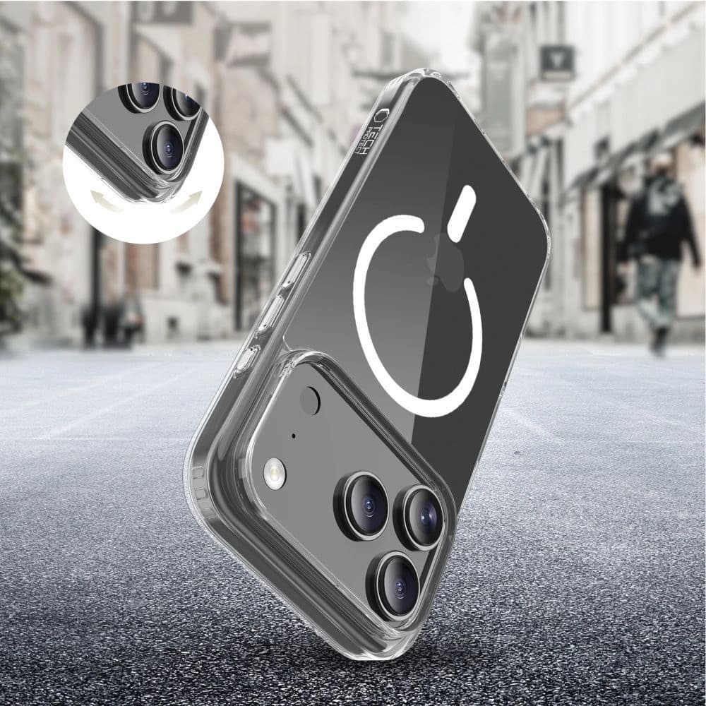 Tech-Protect Flexair Hybrid CC MagSafe Apple iPhone 17 Pro Clear - 5