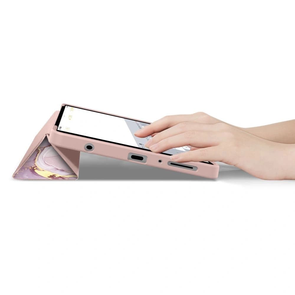 Tech-Protect Smartcase Samsung Galaxy Tab A9 / A11 8.7 X110 / X115 / X133 / X135 Márvány - 6