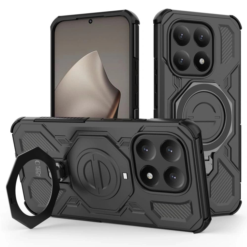 Tech-Protect TacticStand MagSafe Xiaomi 15T Matt Schwarz - 1