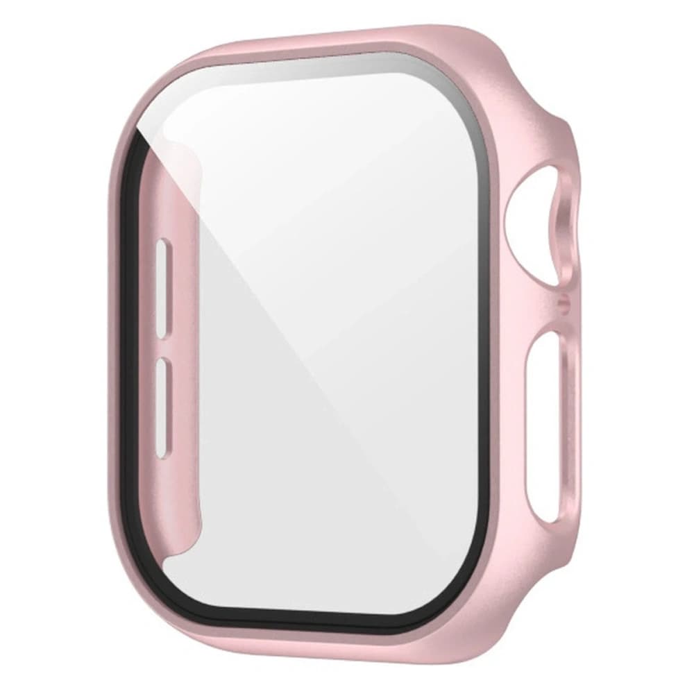 Bizon Case+Glass Hodinky Apple Watch SE 3 / SE 2 / SE / 6 / 5 / 4 44mm růžové zlato - 3