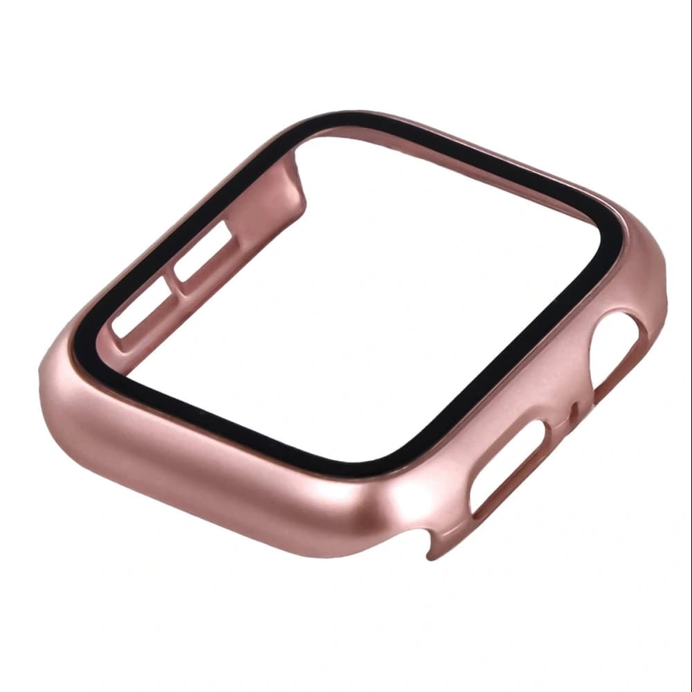 Bizon Case+Glass Hodinky Apple Watch SE 3 / SE 2 / SE / 6 / 5 / 4 44mm růžové zlato - 6