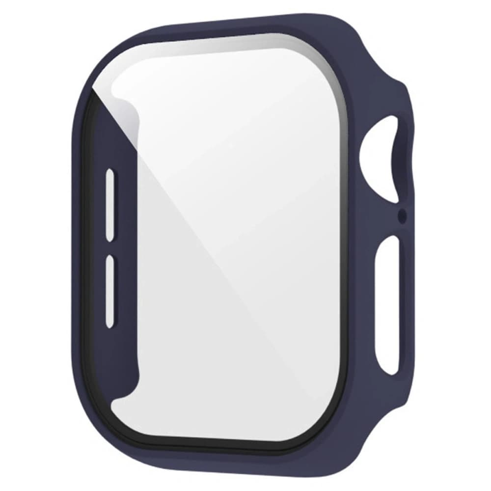 Bizon Case+Glass óra Apple Watch SE 3 / SE 2 / SE / 6 / 5 / 4 40mm matt tengerészkék - 3