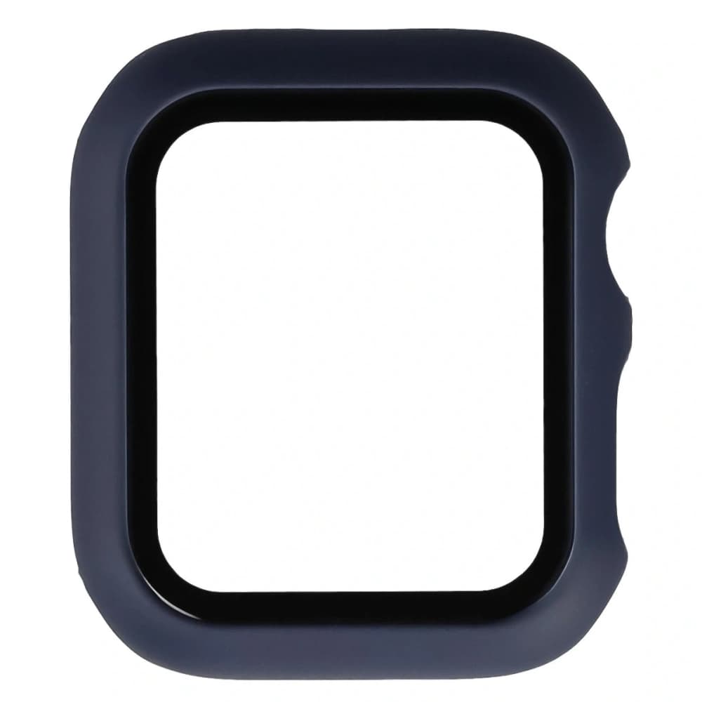 Bizon Case+Glass óra Apple Watch SE 3 / SE 2 / SE / 6 / 5 / 4 40mm matt tengerészkék - 8